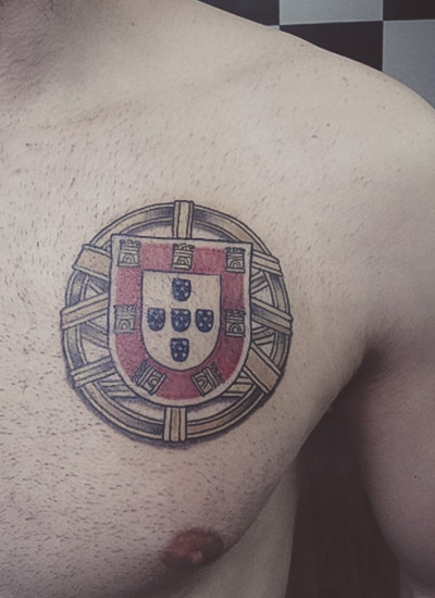 Escudo Portugues, Portugal Tattoo